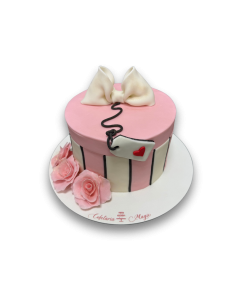 Tort Cutie Cadou Roz