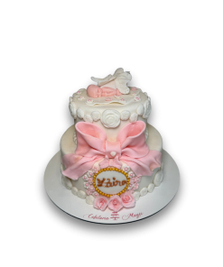 Tort Botez Bebelus Roz
