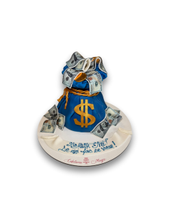 Tort Sac de bani albastru