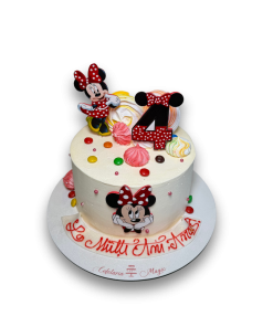 Tort Copii Minnie cu bezele