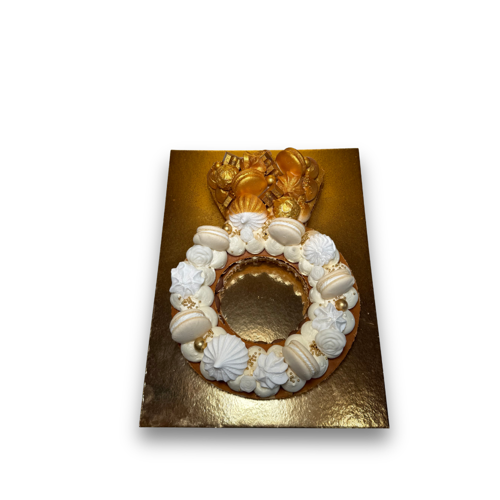 Tort Personalizat - Tort Inel Logodna - decor 40 ron